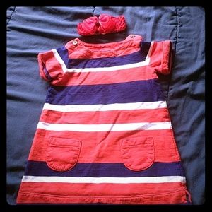 Toddler striped dress